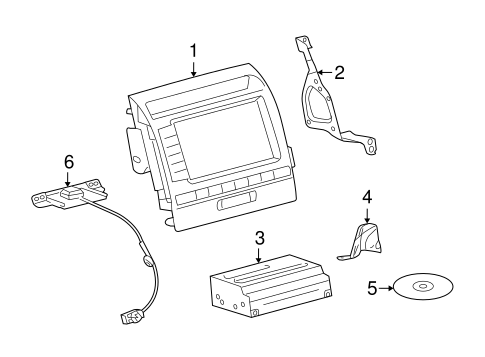ELECTRICAL/NAVIGATION SYSTEM COMPONENTS for 2011 Toyota Land Cruiser #1