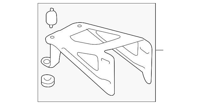 LQU000040 Деталь BRACKET