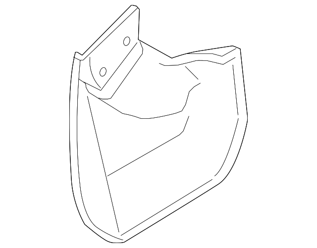 BK3Z-9928370-AA Деталь MUD GUARD, RIGHT