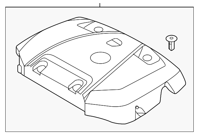 31368886 Деталь ENGINE COVER