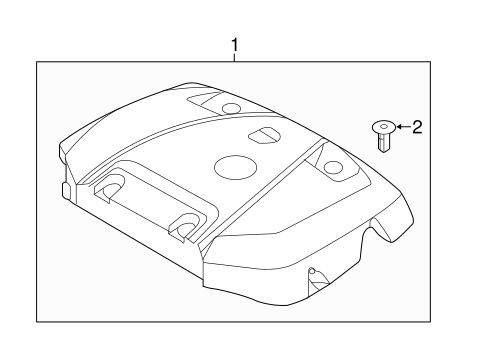 V60 ENGINE APPEARANCE COVER