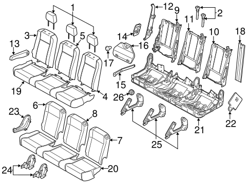 Body/Second Row Seats for 2015 Ford Transit-350 HD #2