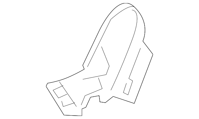 BE8Z-5462187-CA Деталь INNER COVER, LEFT