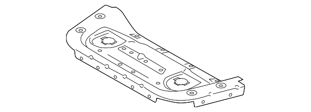 DM5Z-5860326-A Деталь FRONT SUPPORT, LEFT