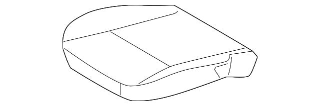 F2BZ-5462901-AA Деталь CUSHION COVER, LEFT