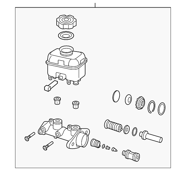 92121736 Деталь MASTER CYLINDER