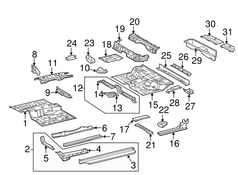 BODY/FLOOR - CAB for 2011 Toyota Tacoma #1