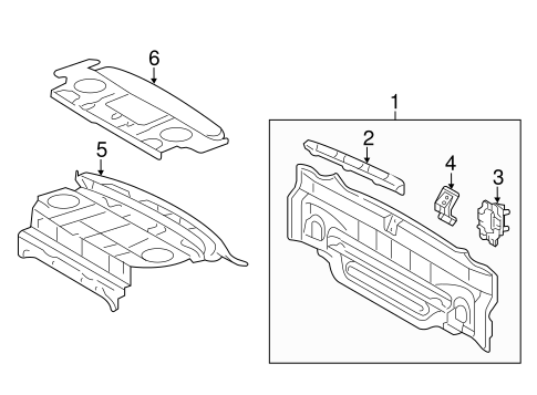 BODY/REAR BODY for 2013 Toyota Camry #1
