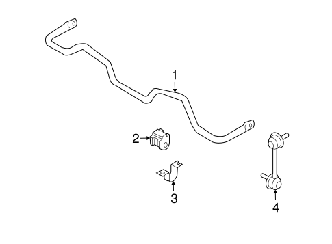 Stabilizer Bar & Components for 2006 Infiniti M35 #0