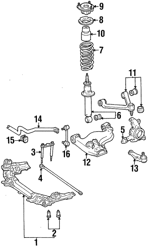 Front Suspension/Front Suspension for 1986 Toyota Supra #2