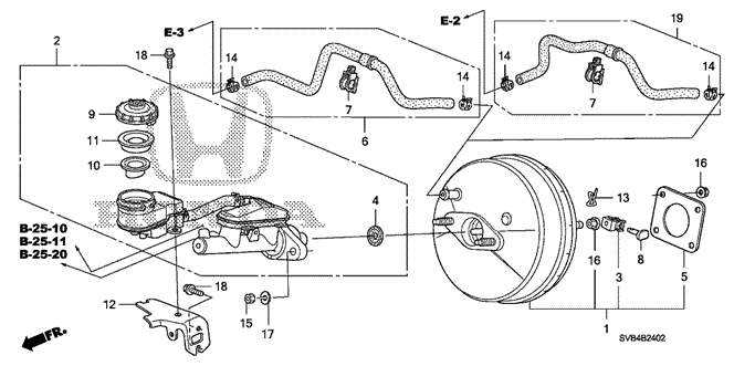 CHASSIS/BRAKE MASTER CYLINDER - MASTER POWER (KA) (KC) for 2010 Honda CIVIC COUPE #1