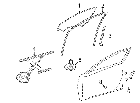 BODY/FRONT DOOR for 2012 Toyota Corolla #1