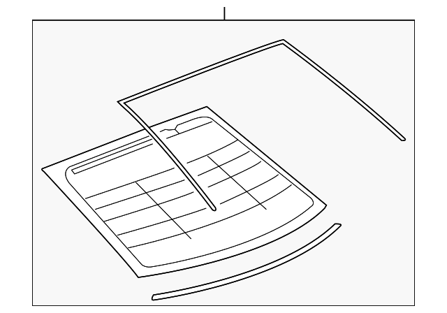 25980273 Деталь BACK GLASS