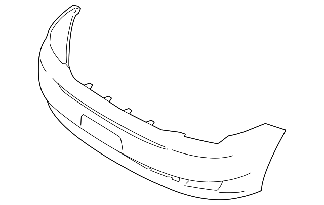 8A8Z-17D957-APTM Деталь BUMPER COVER