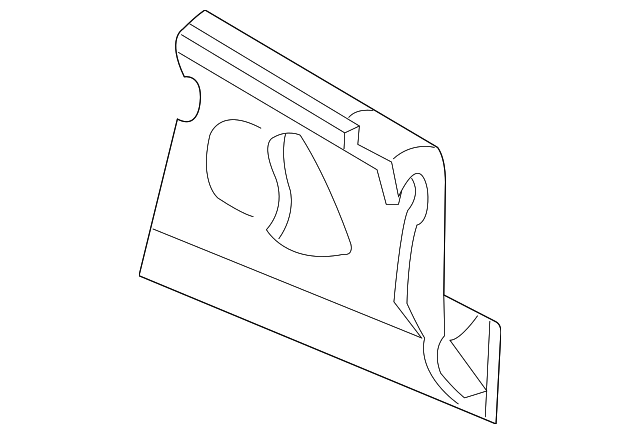 F8ZZ-16054-AA Деталь FRONT PANEL, RIGHT