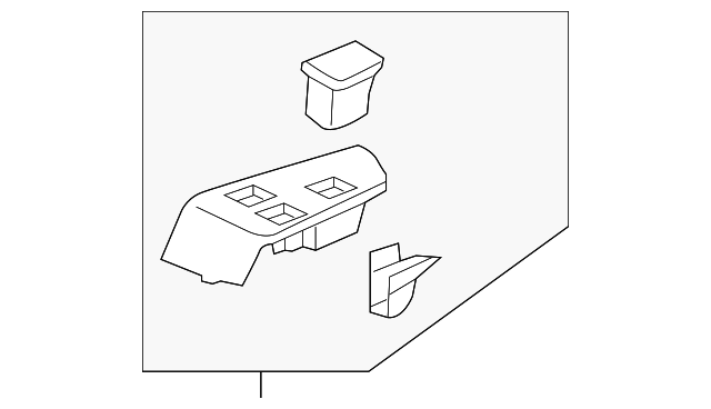 GA1Z-14527-AA Деталь SWITCH BEZEL, RIGHT