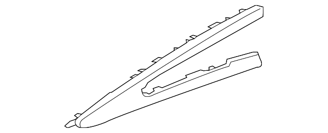 FA1Z-78275A36-HB Деталь TRIM MOLDING, RIGHT