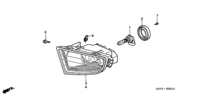 Foglight (1) for 2001 Acura MDX #0