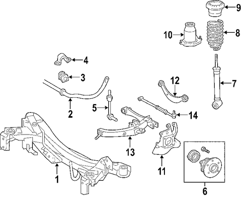 REAR SUSPENSION/REAR SUSPENSION for 2006 Scion tC #2