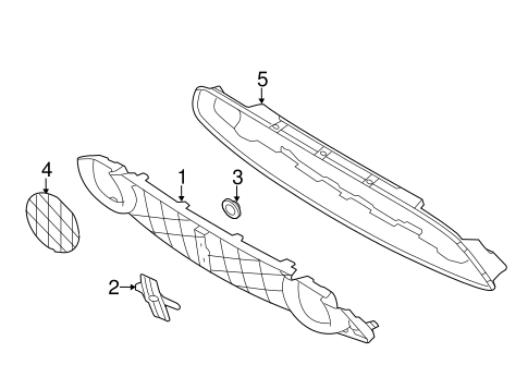 Mustang GRILLE & COMPONENTS