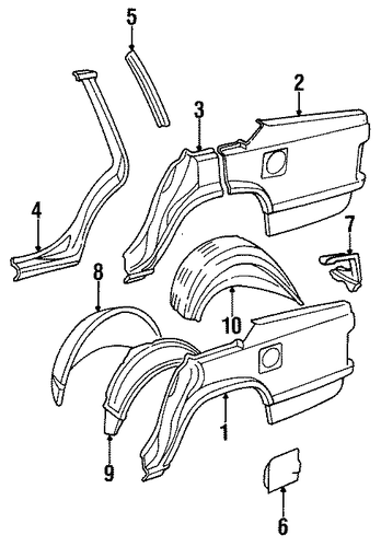 760 QUARTER PANEL & COMPONENTS 2