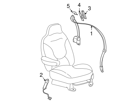 Navigator FRONT SEAT BELTS