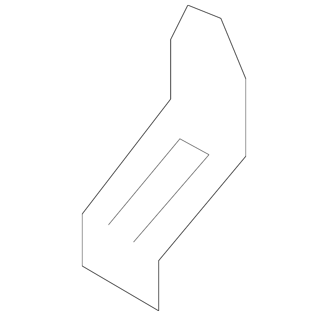 94700288 Деталь INSTRUMENT PANEL RETAINER PLATE, LEFT