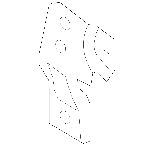 94700286 Деталь INSTRUMENT PANEL RETAINER PLATE, RIGHT