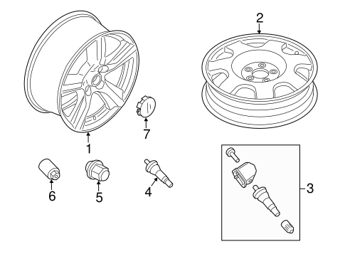 Wheels & Trim for 2018 Ford Mustang #0