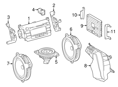 BODY/SOUND SYSTEM for 2013 Toyota RAV4 #1