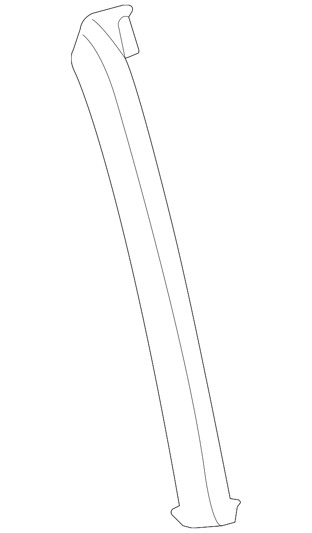 C2P14552 Деталь GLASS W'STRIP, LEFT