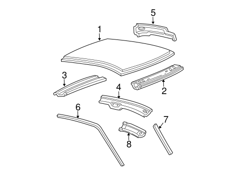 Body/Roof & Components for 2002 Ford F-150 #1