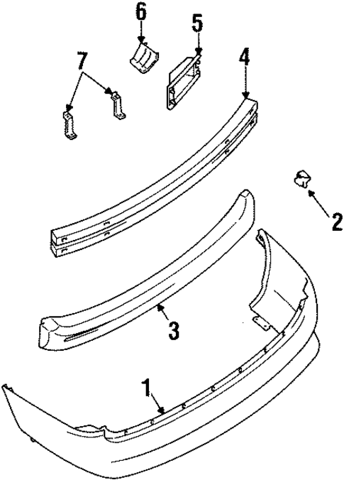 Villager BUMPER & COMPONENTS - REAR