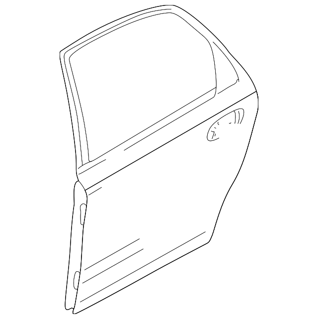 30649111 Деталь DOOR SHELL, LEFT
