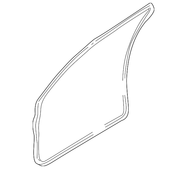 8663781 Деталь DOOR W'STRIP, LEFT