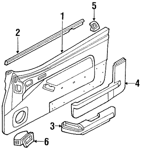 Probe INTERIOR TRIM - DOOR