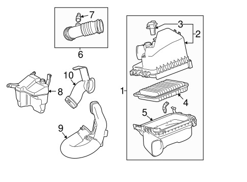 ENGINE/AIR INTAKE for 2013 Toyota Corolla #1