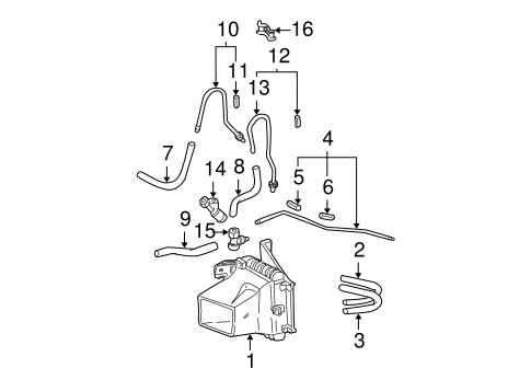 COOLING SYSTEM/TRANS OIL COOLER for 1998 Toyota Sienna #1