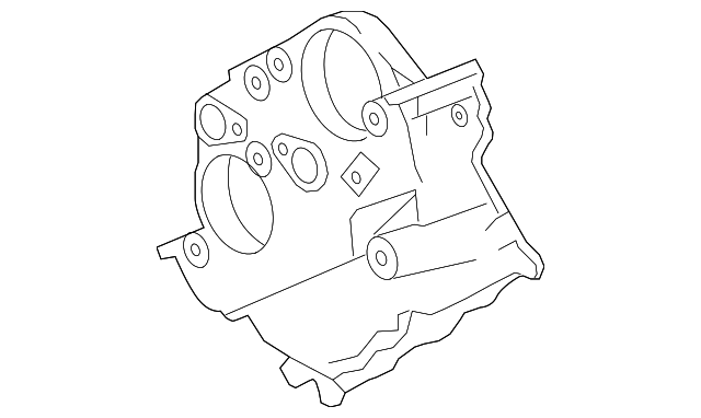 LR011216 UPPER TIMING CVR, RIGHT