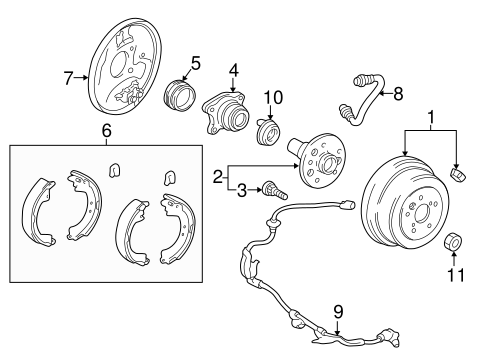 BRAKES/ANTI-LOCK BRAKES for 1997 Toyota RAV4 #3