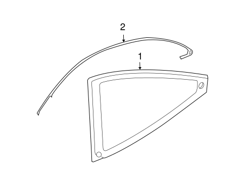 Body/Glass & Hardware for 2007 Ford Five Hundred #1