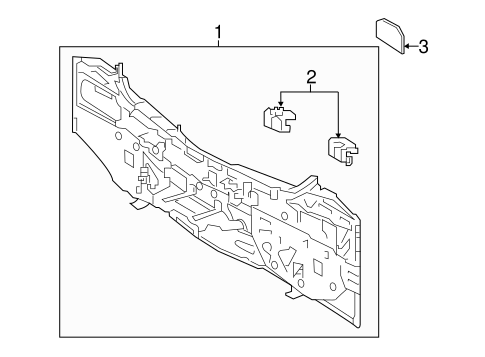 BODY/REAR BODY for 2016 Scion iM #1