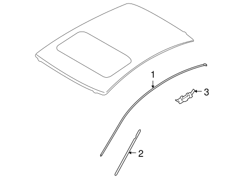 Exterior Trim - Roof for 2011 Infiniti G37 #0