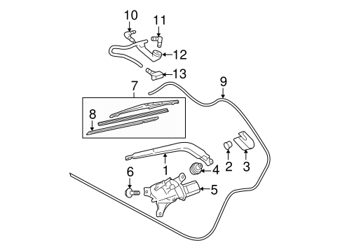 ELECTRICAL/WIPERS for 2008 Toyota Yaris #2