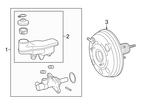 BODY/MASTER CYLINDER - COMPONENTS ON DASH PANEL for 2012 Scion iQ #1