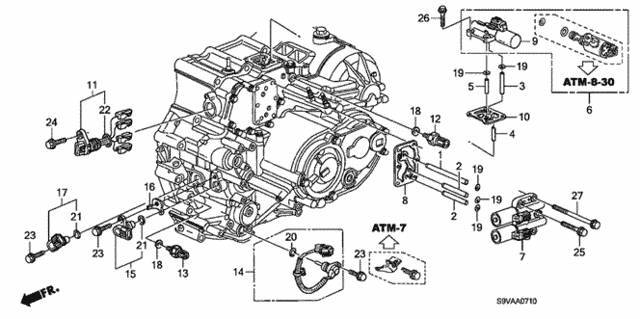 AT Sensor - Solenoid for 2008 Honda Pilot #0