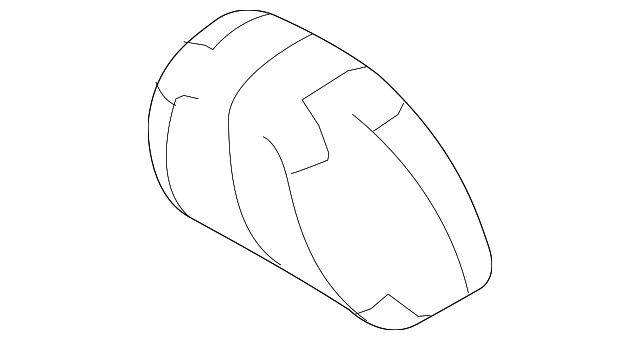 AG1Z-54610A62-CD Деталь HEADREST COVER, RIGHT