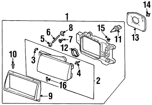 Cowl Grille Retainer - Honda (8-94242-150-0) Cowl Grille Retainer - Honda (8-94242-150-0)
