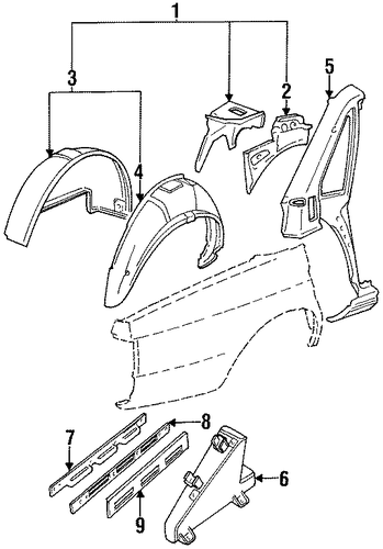 XJ12 INNER COMPONENTS