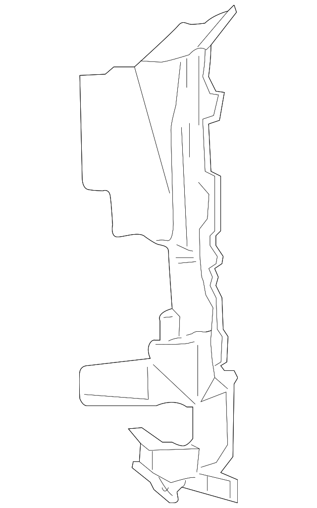 PDB000041 Деталь SIDE AIR BAFFLE, RIGHT
